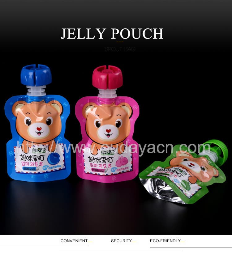 50ml juice doypack with anti_choke spout  for children